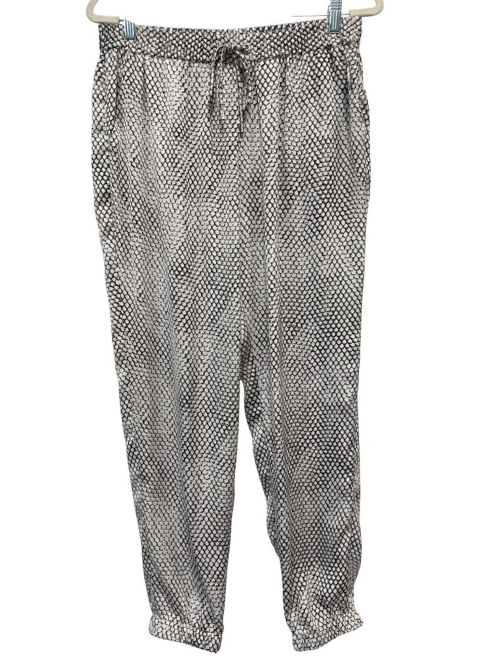 MICHAEL Michael Kors Jogger Pant Large Pull On Elastic Waist Snake Print Comfort